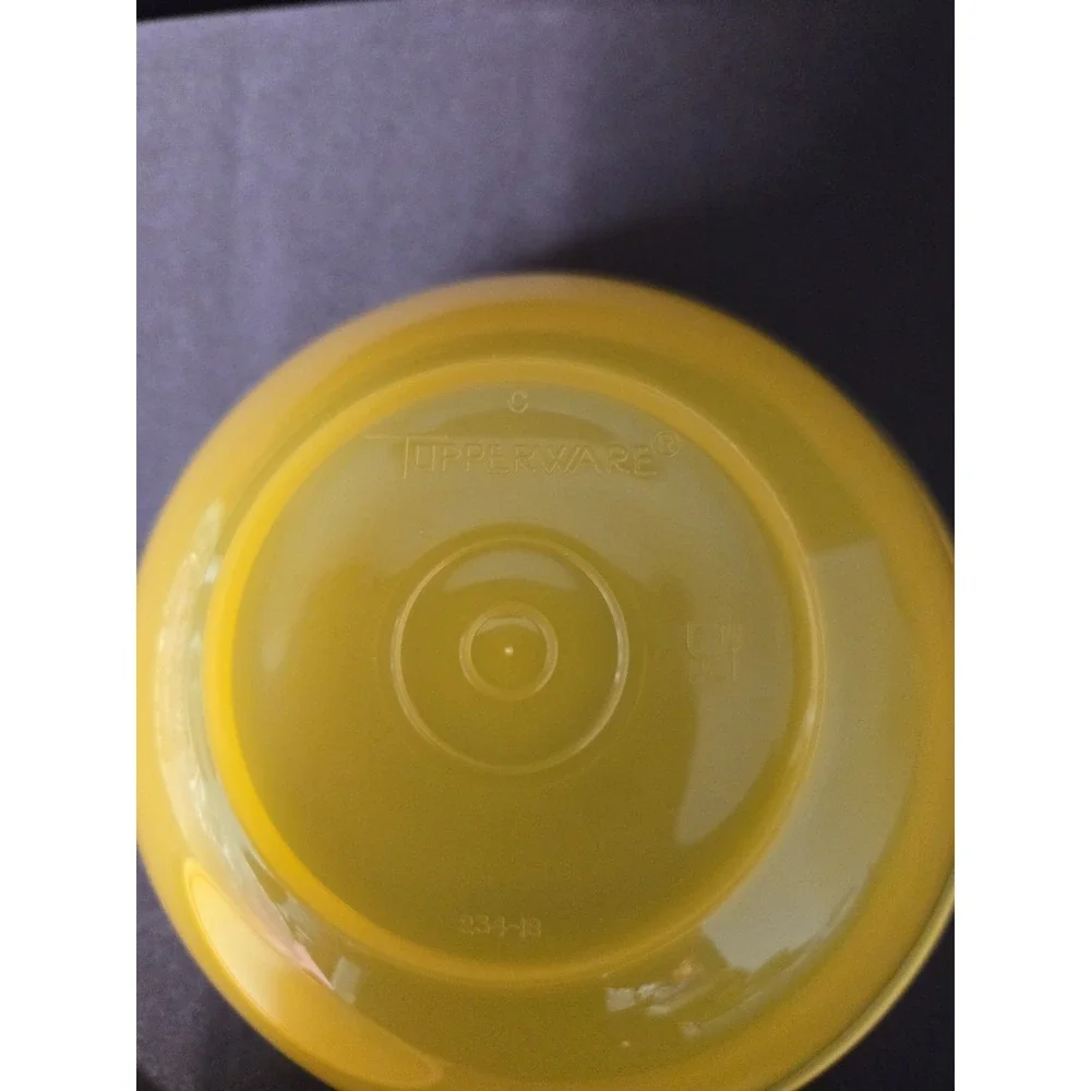 Vintage Orange Tupperware‎ Storage Containers. 3 Cups. #234 Lot Of 2 NEW